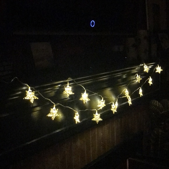 NIB 2 Strands NEW Gold Star CHRISTMAS Strand of Holiday String Lights - Picture 2 of 7